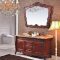 High Quality Classical Red Cherry Wood Antique Bathroom Furniture with dimensions 1000 X 1000